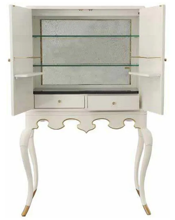 Maitland Smith 8144-51 Lacca Veneziana Bar Cabinet Maitland Smith 8144-51 Lacca Veneziana Bar Cabinet