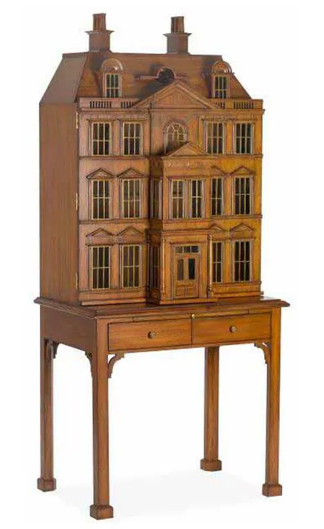 Maitland Smith 8149-51 Dollhouse Bar Cabinet Maitland Smith 8149-51 Dollhouse Bar Cabinet