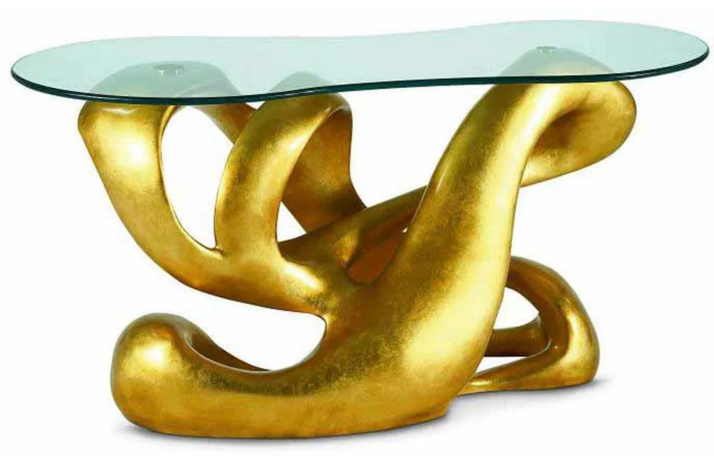 Maitland Smith 8167-34 Biomorphic Console Table Maitland Smith 8167-34 Biomorphic Console Table