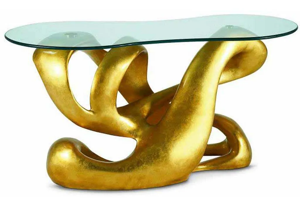 Maitland Smith 8167-34 Biomorphic Console Table Maitland Smith 8167-34 Biomorphic Console Table