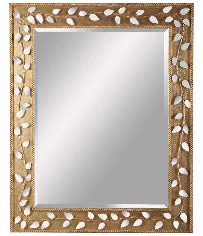 Maitland Smith 8207-28 Gold Mirror Glass Leaf Decor Maitland Smith 8207-28 Gold Mirror Glass Leaf Decor