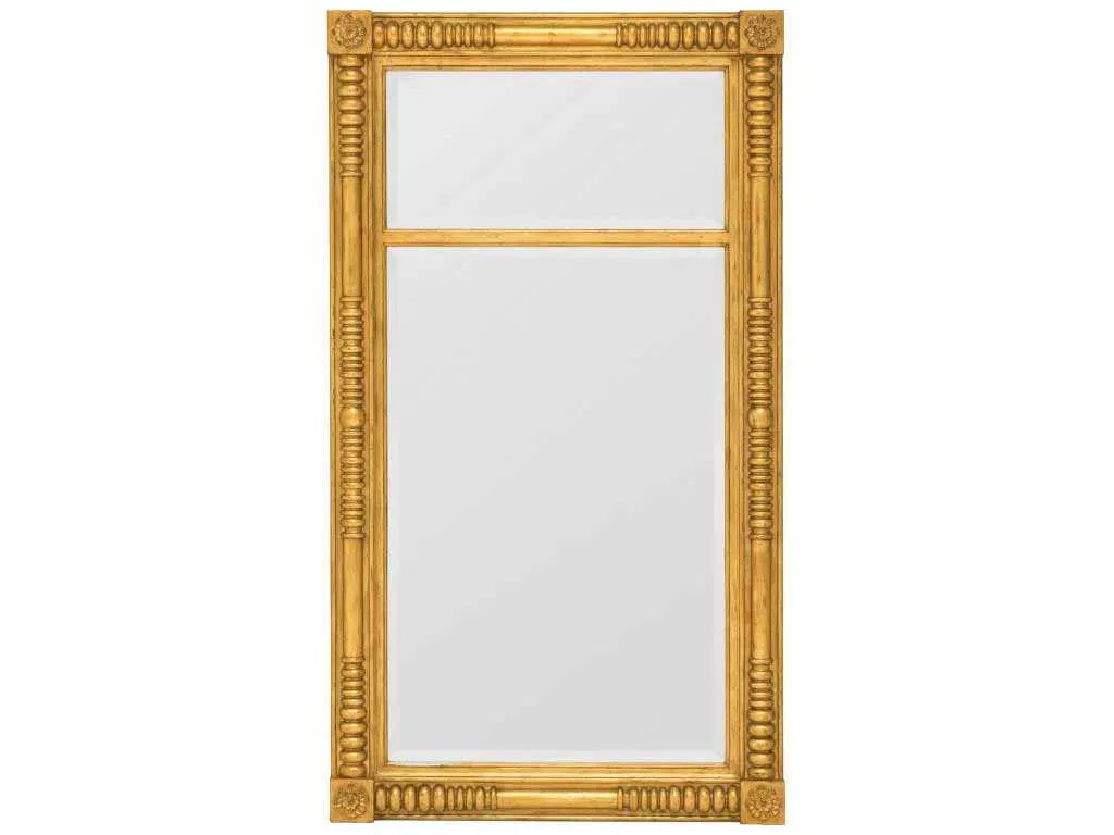 Maitland Smith 8210-28  Gold Gilt Mirror With Glass