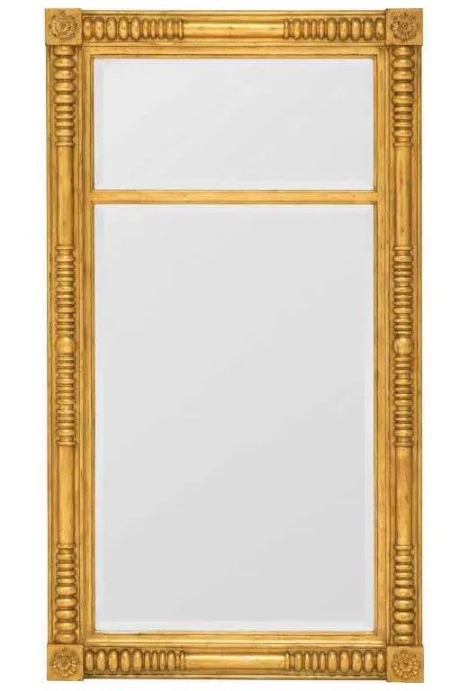 Maitland Smith 8210-28 Gold Gilt Mirror With Glass Maitland Smith 8210-28 Gold Gilt Mirror With Glass
