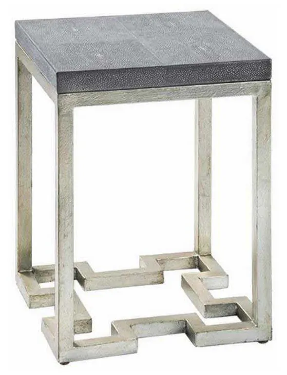 Maitland Smith 8292-36 Geometric Charcoal Accent Table Maitland Smith 8292-36 Geometric Charcoal Accent Table