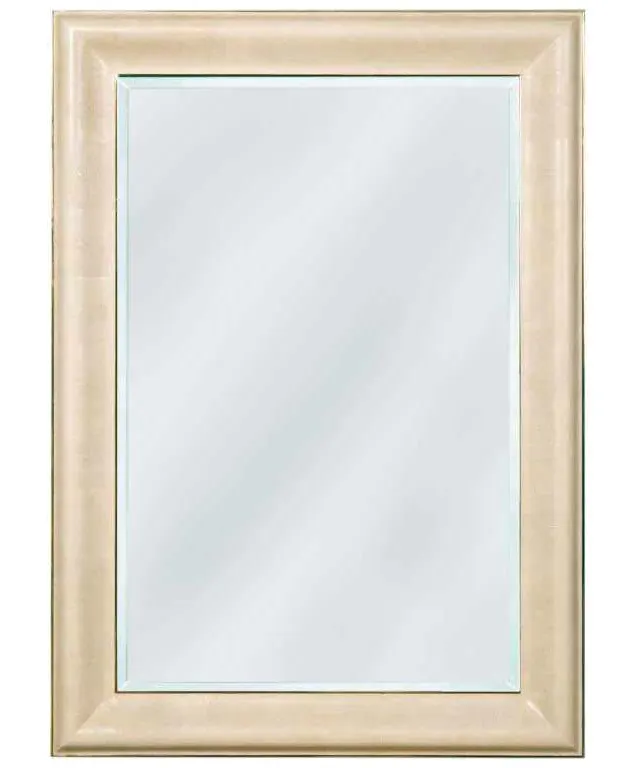 Maitland Smith 8294-28 Faux Ivory Shagreen Leather Mirror Maitland Smith 8294-28 Faux Ivory Shagreen Leather Mirror