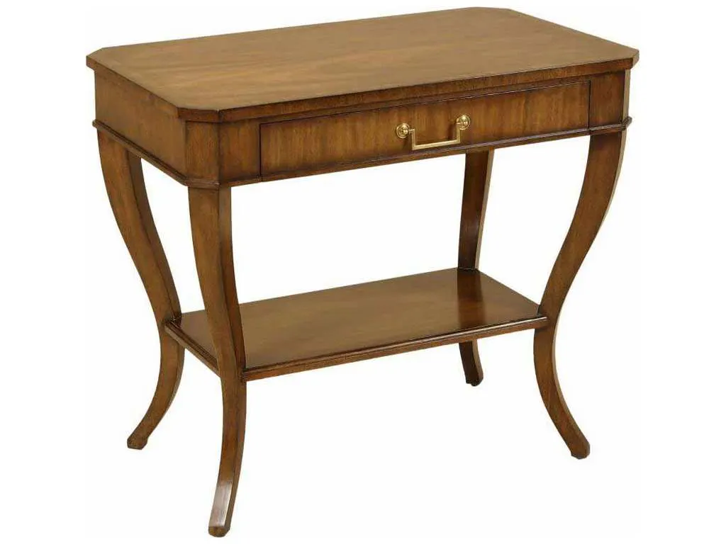 Maitland Smith 8299-36  Cinnamon Finished Occasional Table