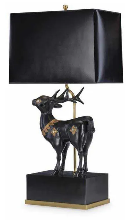 Maitland Smith 8305-17 Faithful Not Fawning Table Lamp Maitland Smith 8305-17 Faithful Not Fawning Table Lamp