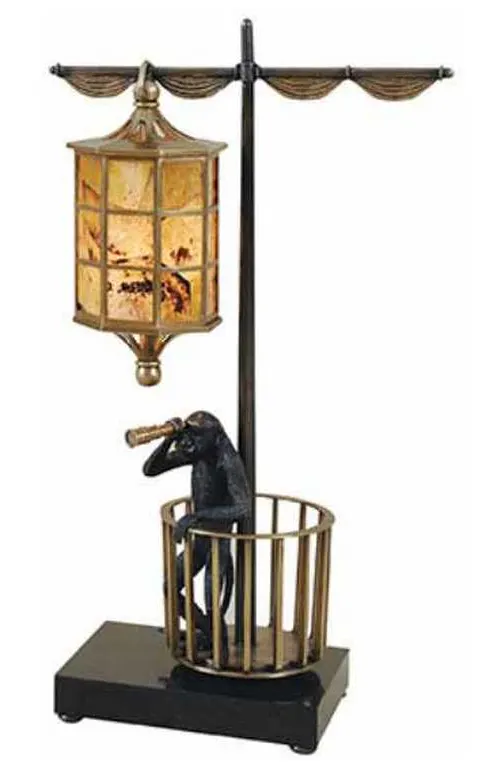 Maitland Smith 8313-17 Monkey Lookout Decorative Lamp Maitland Smith 8313-17 Monkey Lookout Decorative Lamp