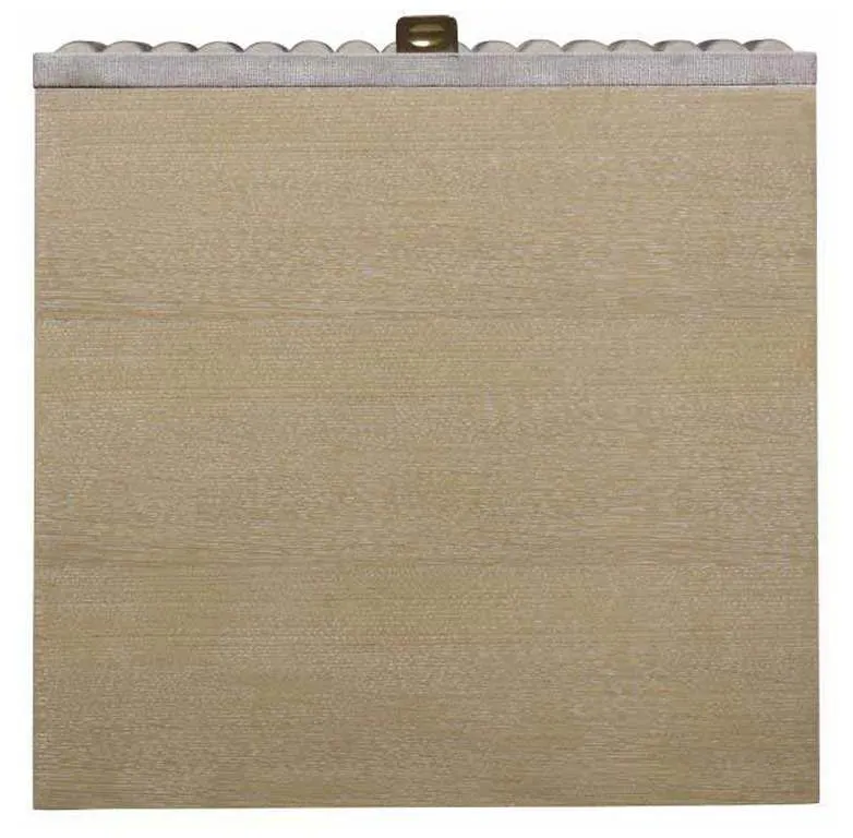 Maitland Smith 8332-32 Linen Front Occasional Table Maitland Smith 8332-32 Linen Front Occasional Table