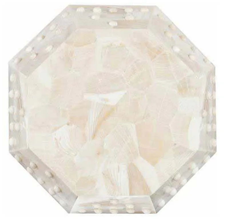 Maitland Smith 8345-32 Qing White Accent Table Maitland Smith 8345-32 Qing White Accent Table