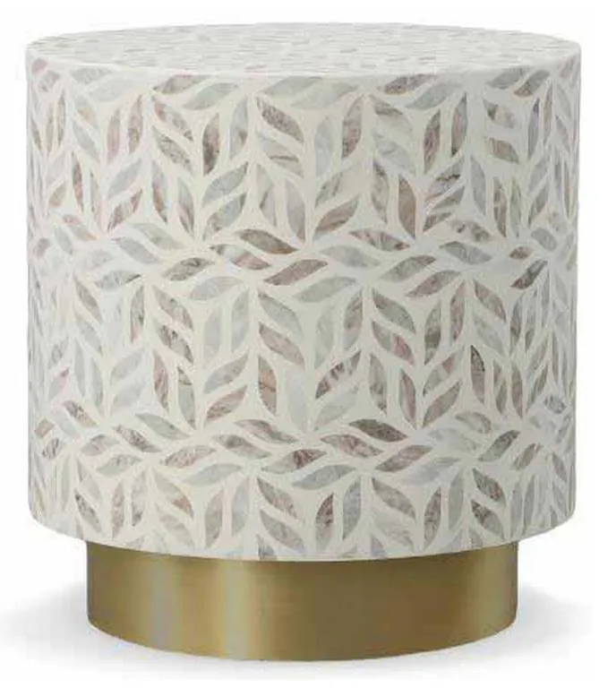 Maitland Smith 8374-32 Toranto Stone Side Table Maitland Smith 8374-32 Toranto Stone Side Table