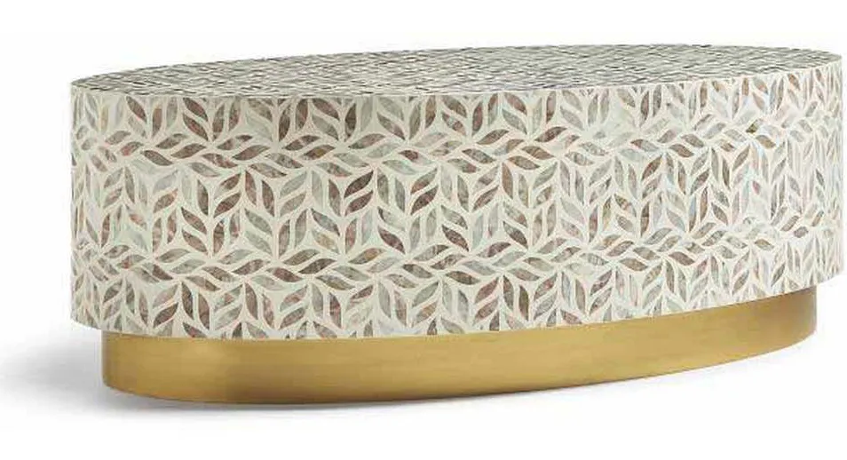 Maitland Smith 8374-33 Toranto Stone Cocktail Table Maitland Smith 8374-33 Toranto Stone Cocktail Table