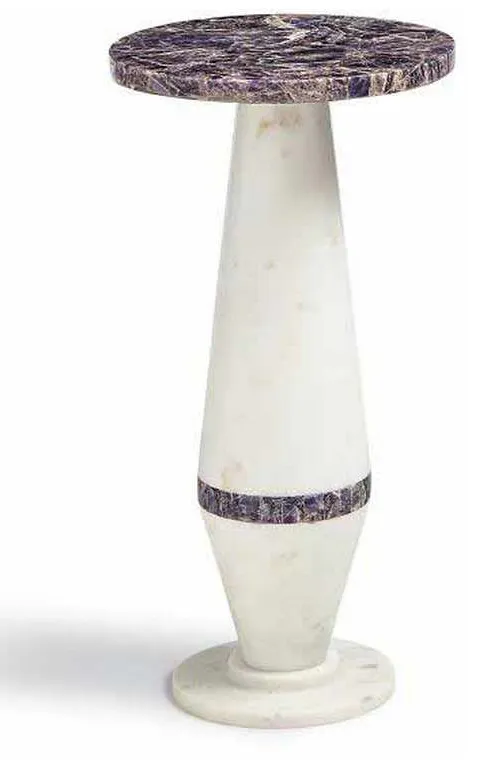 Maitland Smith 8379-30A Amethyst Martini Table Maitland Smith 8379-30A Amethyst Martini Table