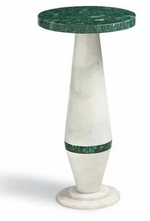 Maitland Smith 8379-30M Malachite Martini Table Maitland Smith 8379-30M Malachite Martini Table