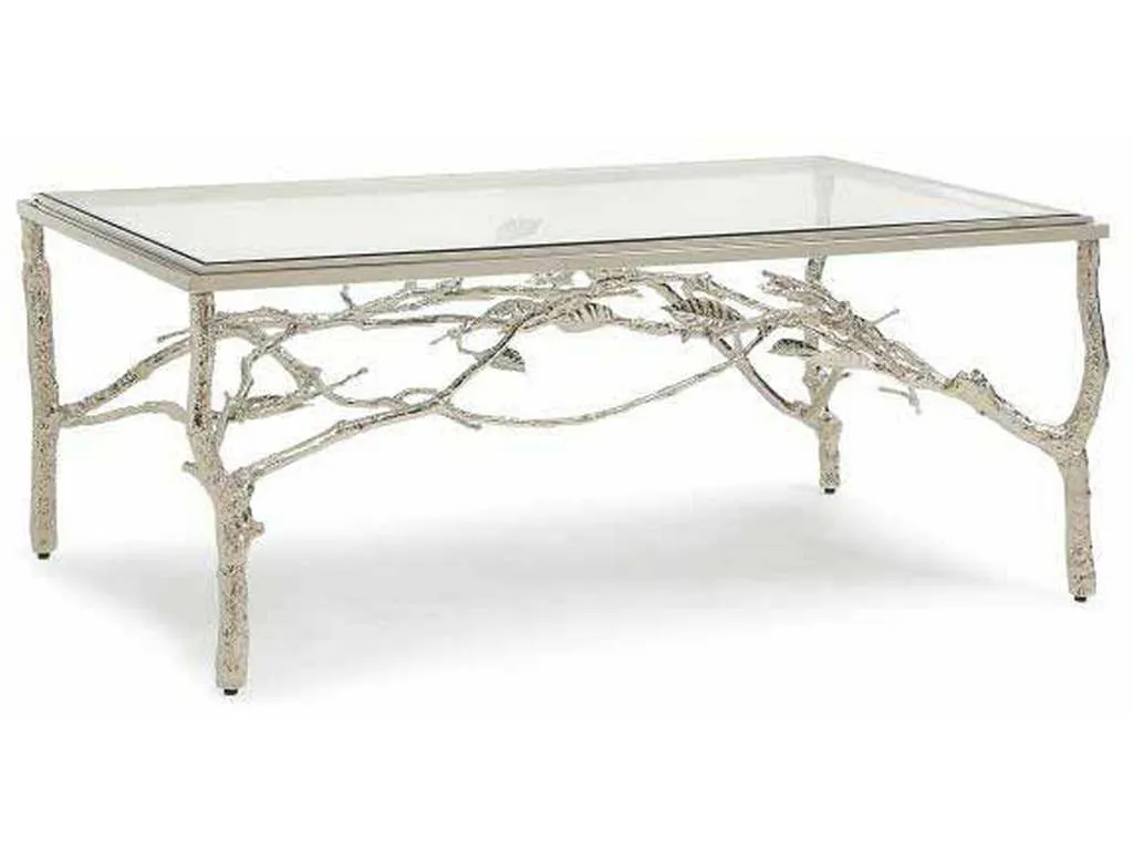 Maitland Smith 8411-33  Silver Twig Cocktail Table