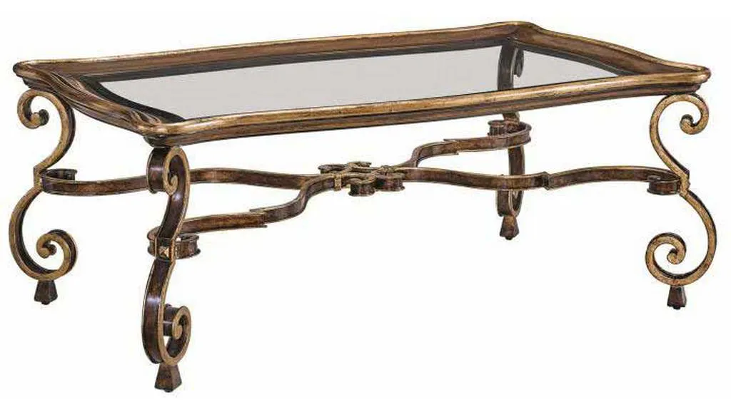 Maitland Smith 88-0101 Sovereign Aria Glass Cocktail Table Maitland Smith 88-0101 Sovereign Aria Glass Cocktail Table