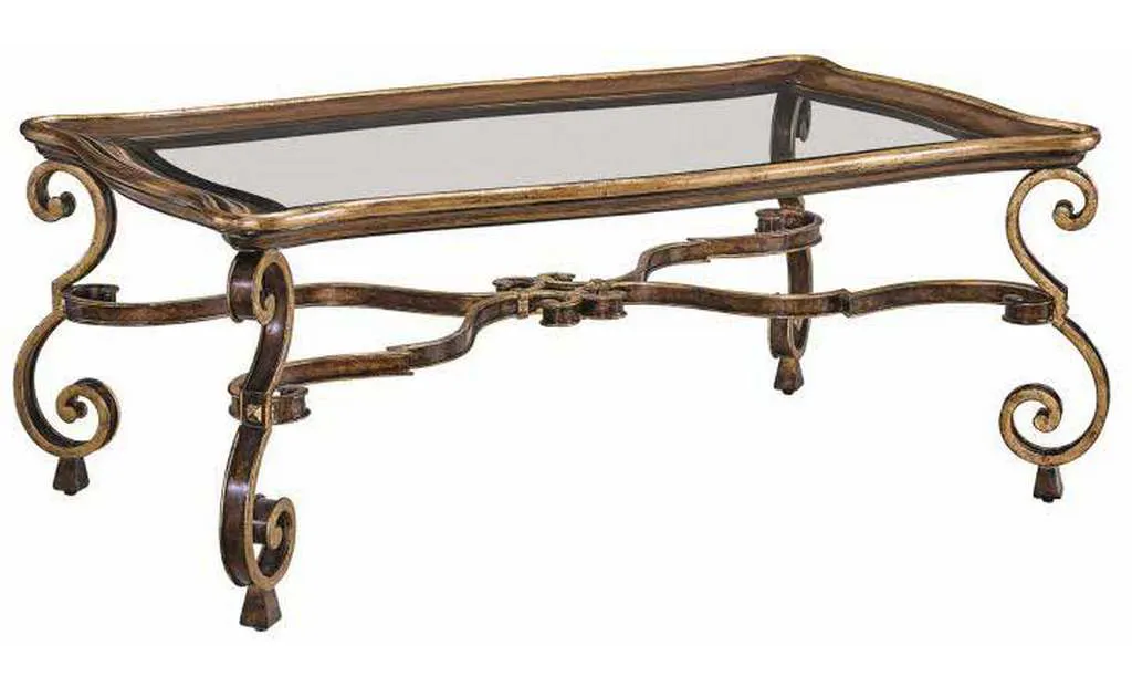 Maitland Smith 88-0101 Sovereign Aria Glass Cocktail Table Maitland Smith 88-0101 Sovereign Aria Glass Cocktail Table