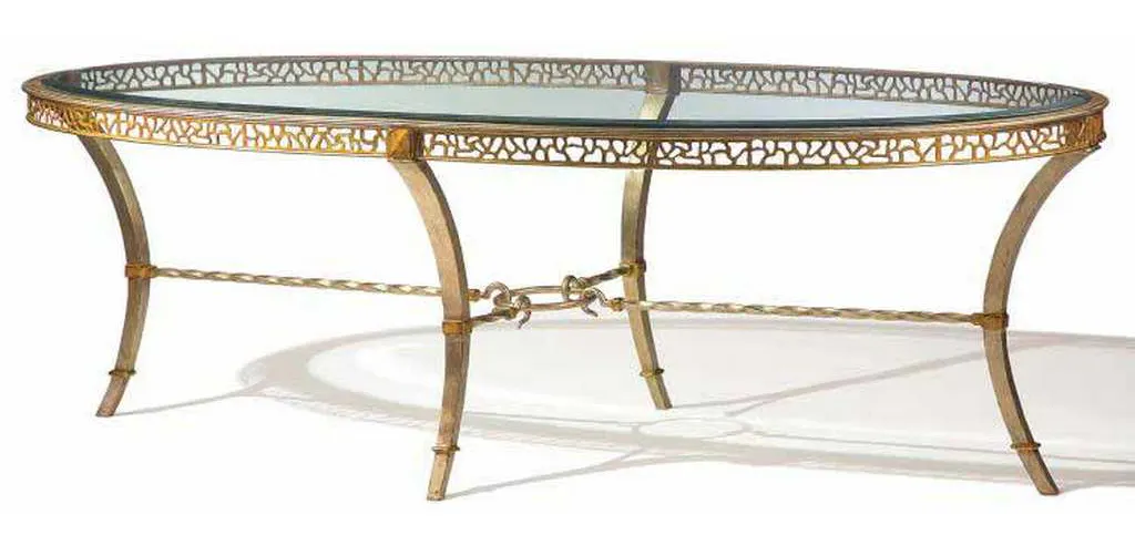 Maitland Smith 88-0103 Bolero Oval Cocktail Table Maitland Smith 88-0103 Bolero Oval Cocktail Table