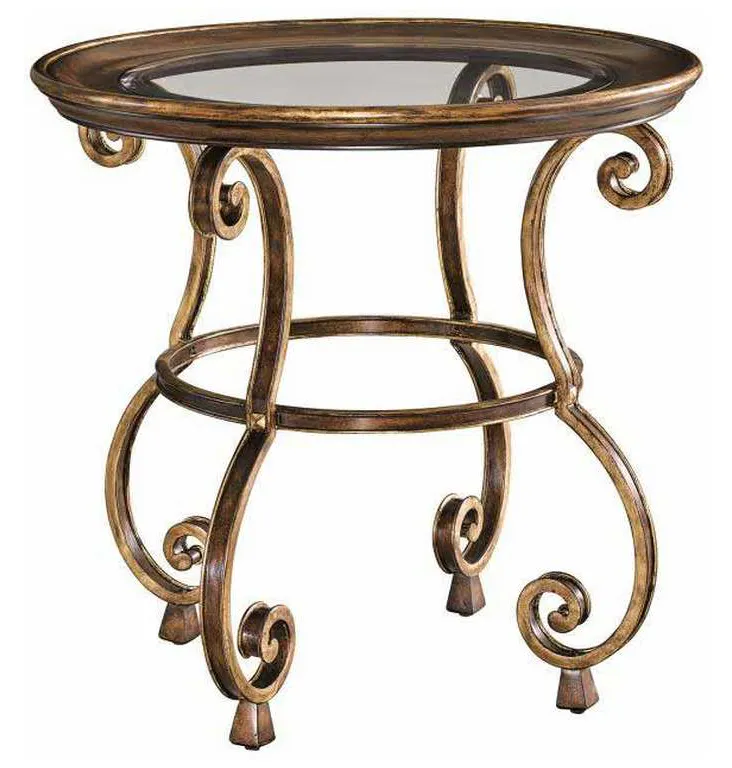 Maitland Smith 88-0204 Sovereign Aria Round End Table Maitland Smith 88-0204 Sovereign Aria Round End Table