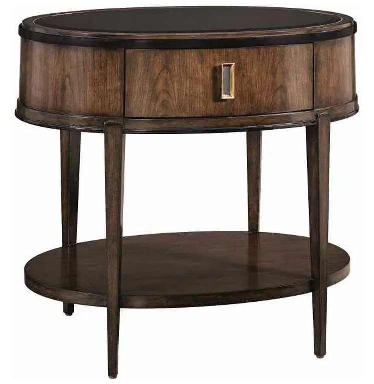 Maitland Smith 88-0413 Sovereign Lyric Oval Nightstand Maitland Smith 88-0413 Sovereign Lyric Oval Nightstand