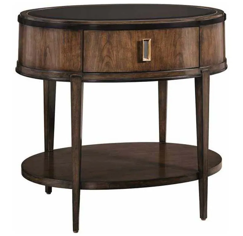 Maitland Smith 88-0413 Sovereign Lyric Oval Nightstand Maitland Smith 88-0413 Sovereign Lyric Oval Nightstand