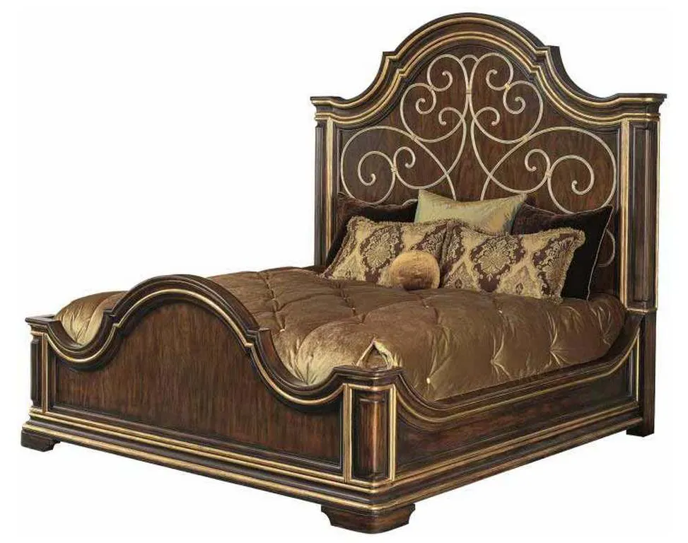 Maitland Smith 88-0511 Sovereign Majorca King Panel Bed Maitland Smith 88-0511 Sovereign Majorca King Panel Bed