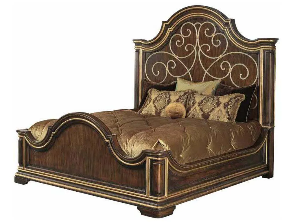Maitland Smith 88-0511 Sovereign Majorca King Panel Bed Maitland Smith 88-0511 Sovereign Majorca King Panel Bed