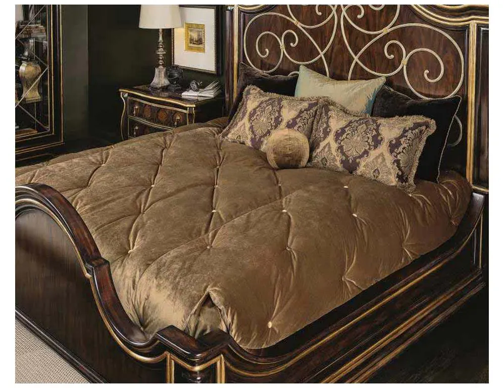 Maitland Smith 88-0511 Sovereign Majorca King Panel Bed Maitland Smith 88-0511 Sovereign Majorca King Panel Bed