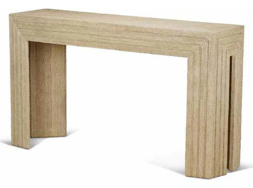 Maitland Smith 89-0103 Scarborough House Abaca Console Table Maitland Smith 89-0103 Scarborough House Abaca Console Table