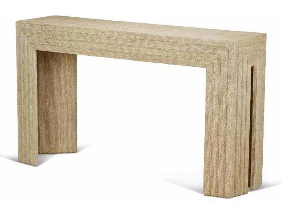 Maitland Smith 89-0103 Scarborough House Abaca Console Table Maitland Smith 89-0103 Scarborough House Abaca Console Table