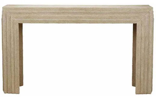 Maitland Smith 89-0103 Scarborough House Abaca Console Table Maitland Smith 89-0103 Scarborough House Abaca Console Table