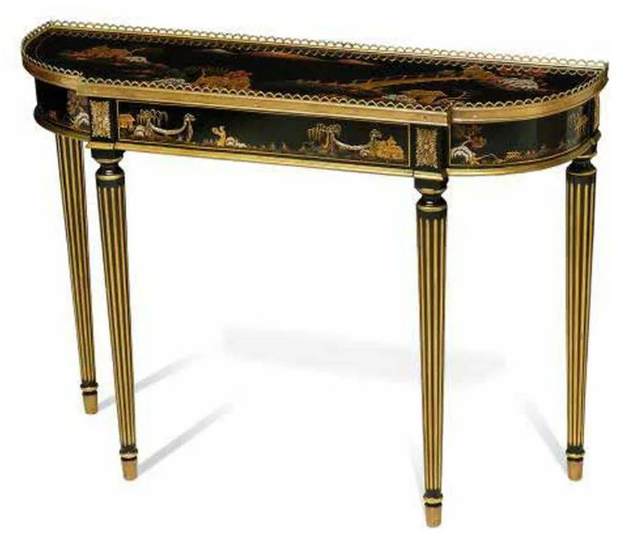 Maitland Smith 89-0108 Scarborough House Song Console Table Maitland Smith 89-0108 Scarborough House Song Console Table