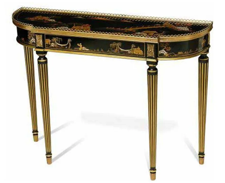 Maitland Smith 89-0108 Scarborough House Song Console Table Maitland Smith 89-0108 Scarborough House Song Console Table