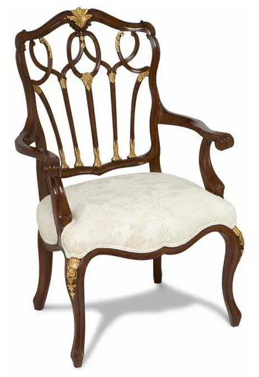 Maitland Smith 89-0206 Scarborough House Gothic Arm Chair Maitland Smith 89-0206 Scarborough House Gothic Arm Chair