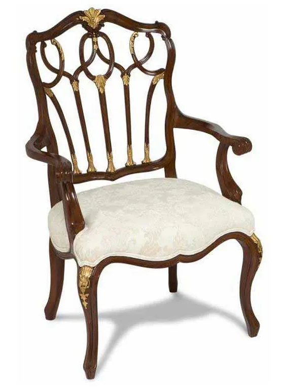 Maitland Smith 89-0206 Scarborough House Gothic Arm Chair Maitland Smith 89-0206 Scarborough House Gothic Arm Chair