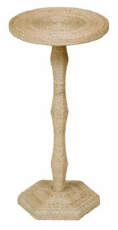 Maitland Smith 89-0403 Scarborough House Abaca Spot Table Maitland Smith 89-0403 Scarborough House Abaca Spot Table
