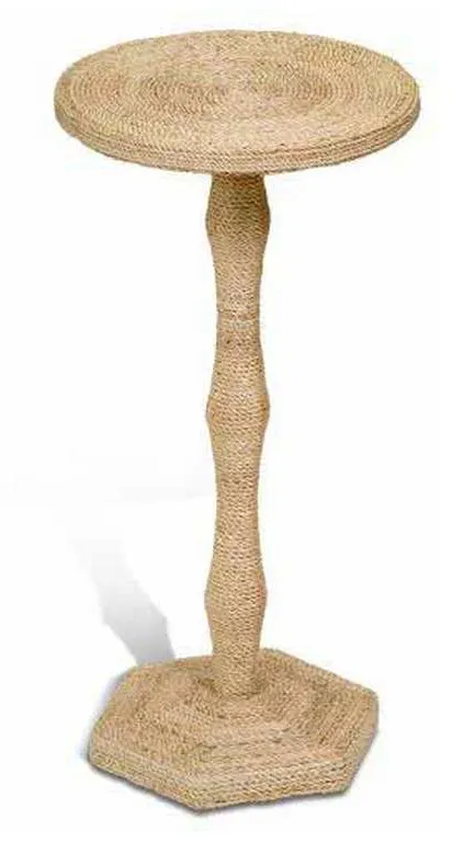 Maitland Smith 89-0403 Scarborough House Abaca Spot Table Maitland Smith 89-0403 Scarborough House Abaca Spot Table
