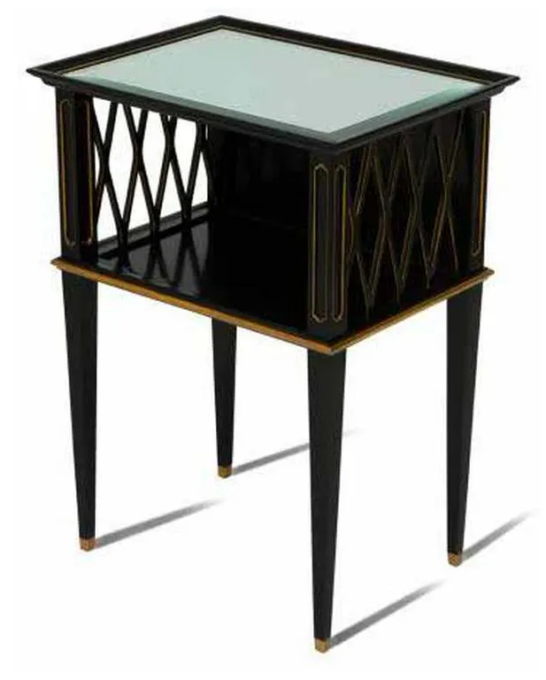 Maitland Smith 89-0404 Scarborough House Noir Accent Table Maitland Smith 89-0404 Scarborough House Noir Accent Table