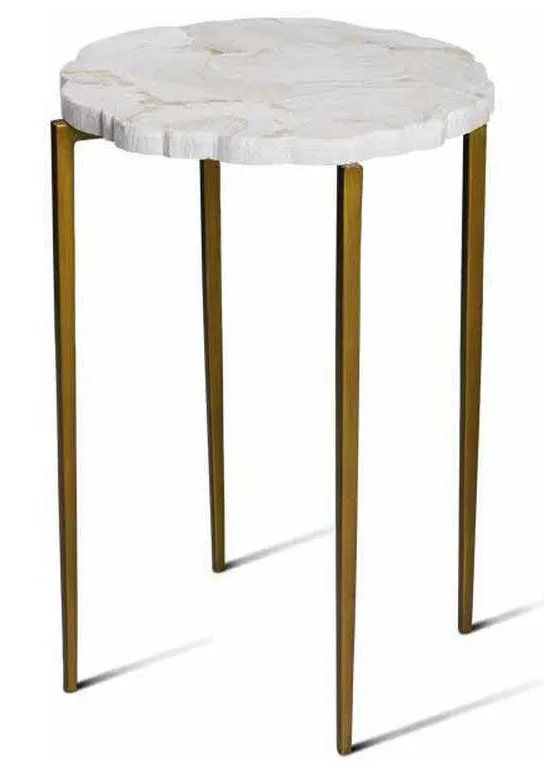 Maitland Smith 89-0410 Scarborough House Fossil Top Accent Table Maitland Smith 89-0410 Scarborough House Fossil Top Accent Table