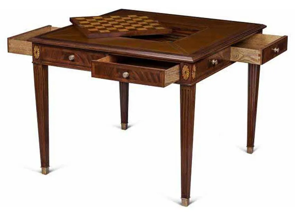 Maitland Smith 89-0902 Scarborough House Hopkins Game Table Maitland Smith 89-0902 Scarborough House Hopkins Game Table