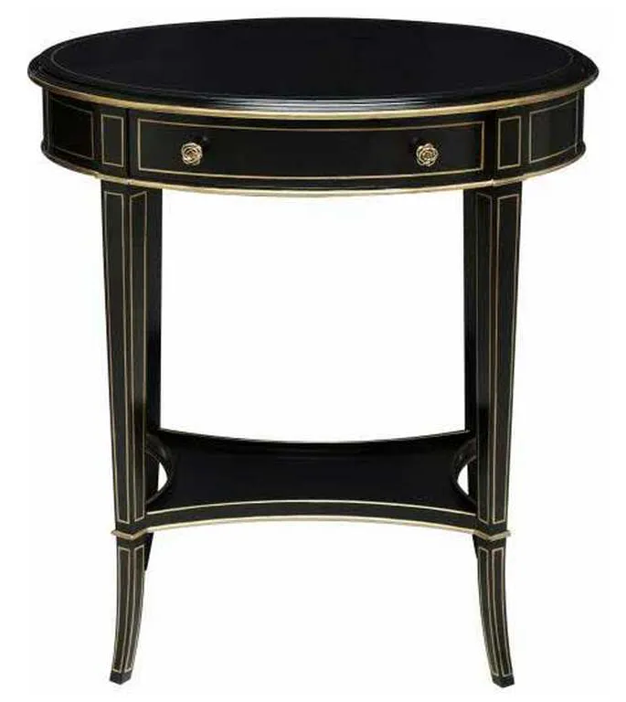 Maitland Smith 89-1010 Scarborough House Equinox Oval Side Table Maitland Smith 89-1010 Scarborough House Equinox Oval Side Table