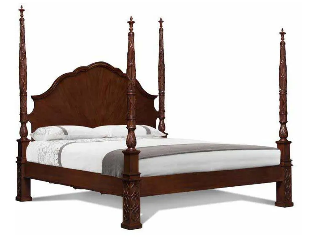 Maitland Smith 89-1302 Scarborough House Cecil King Bed Maitland Smith 89-1302 Scarborough House Cecil King Bed