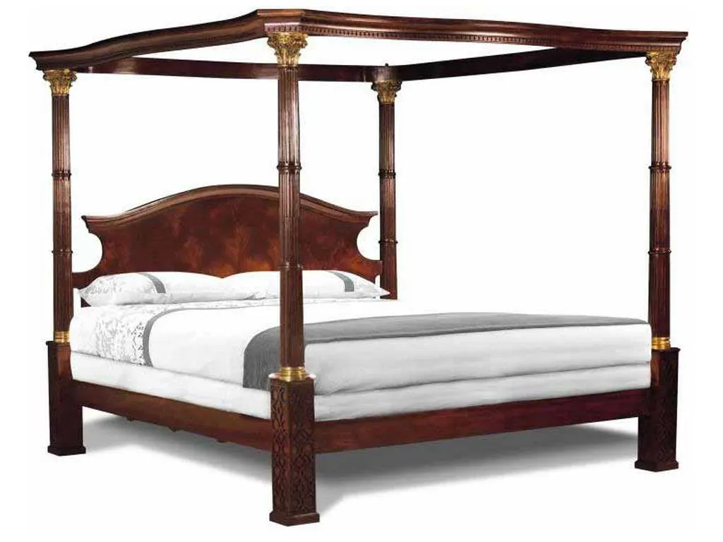 Maitland Smith 89-1304 Scarborough House Vordach King Bed Maitland Smith 89-1304 Scarborough House Vordach King Bed