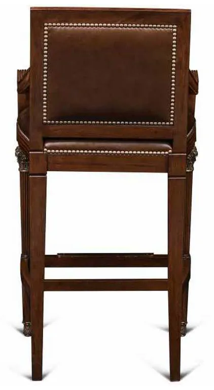 Maitland Smith 89-1501 Scarborough House Quarter Barstool Maitland Smith 89-1501 Scarborough House Quarter Barstool