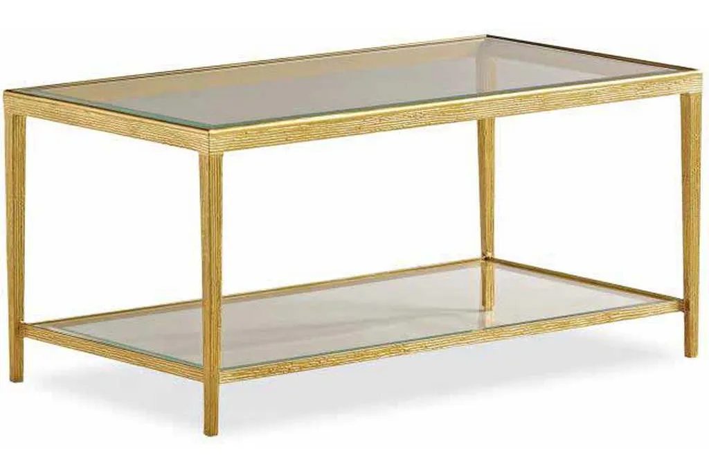 Maitland Smith HM1015C-2 Jinx Brass Rectangle Cocktail Table Maitland Smith HM1015C-2 Jinx Brass Rectangle Cocktail Table
