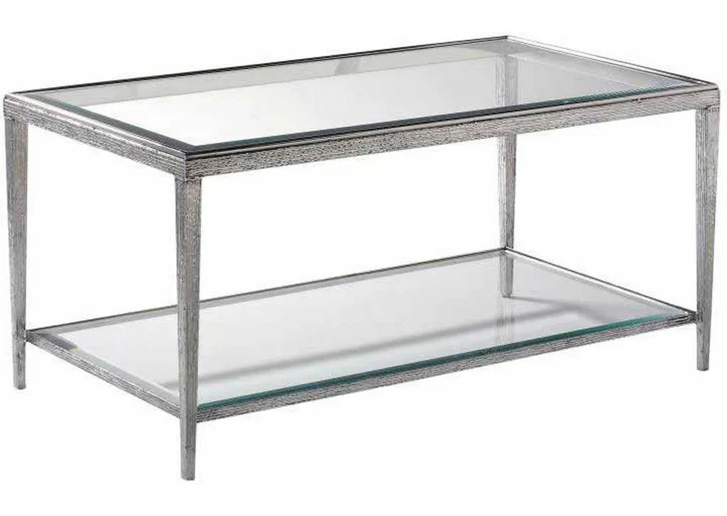 Maitland Smith HM1015C Jinx Nickel Rectangle Cocktail Table Maitland Smith HM1015C Jinx Nickel Rectangle Cocktail Table