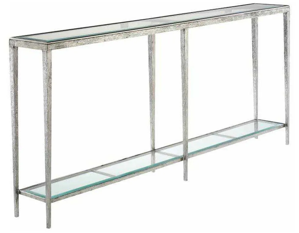 Maitland Smith HM1017 Jinx Large Nickel Console Maitland Smith HM1017 Jinx Large Nickel Console