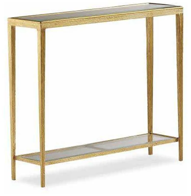 Maitland Smith HM1017N-2 Jinx Small Brass Console Maitland Smith HM1017N-2 Jinx Small Brass Console