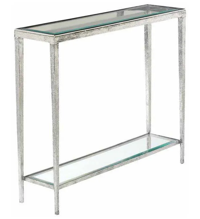 Maitland Smith HM1017N Jinx Small Nickel Console Maitland Smith HM1017N Jinx Small Nickel Console
