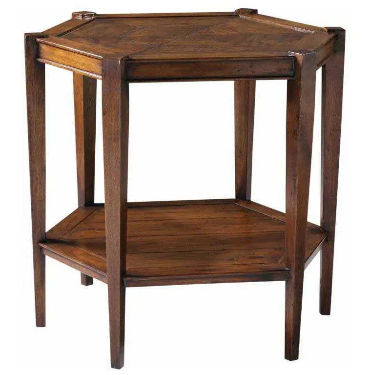 Maitland Smith HM1041 Dudley Hexagonal Lamp Table Maitland Smith HM1041 Dudley Hexagonal Lamp Table